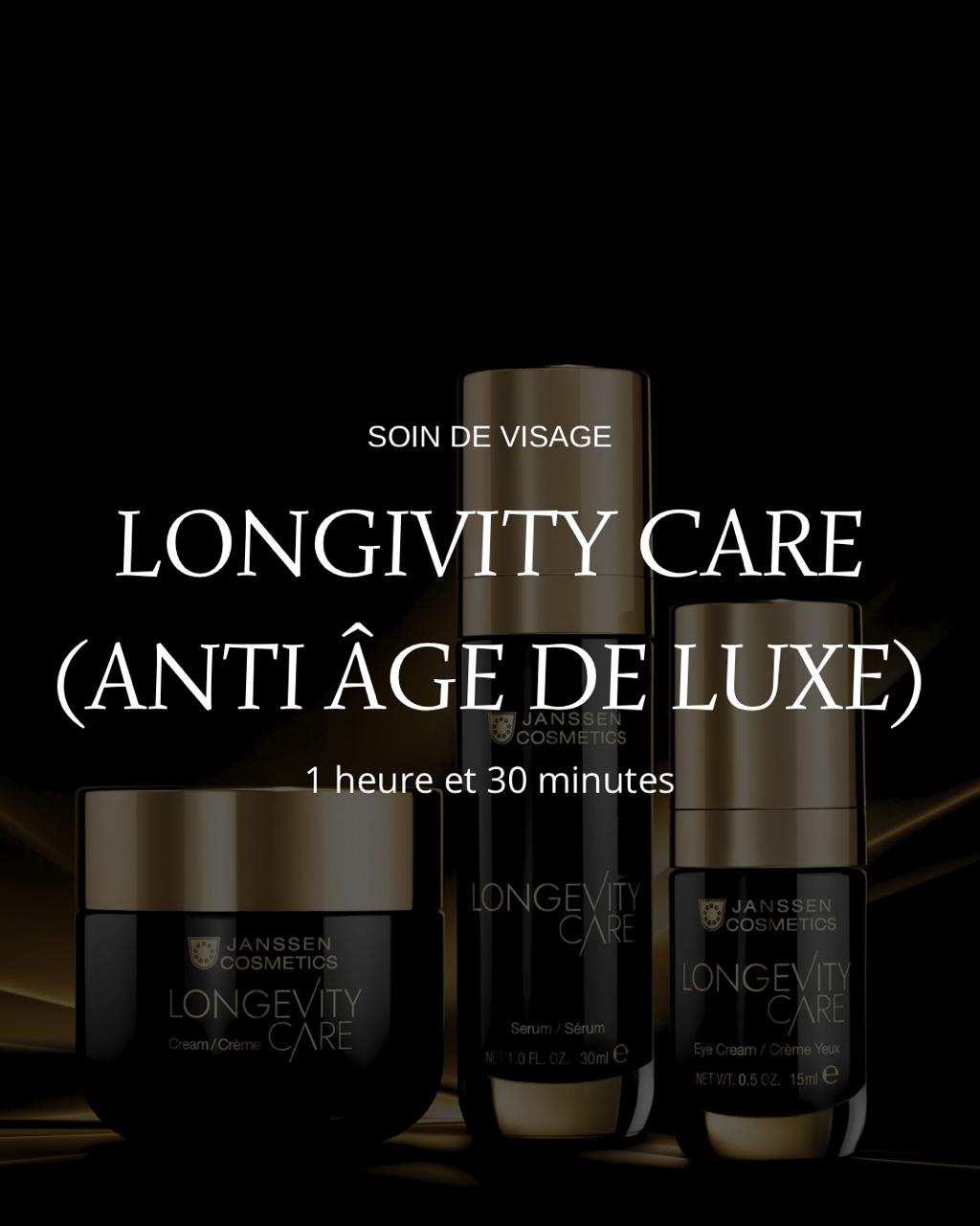Soin du visage Logevity Care (anti-âge de luxe) | 1 heure et 30 minutes